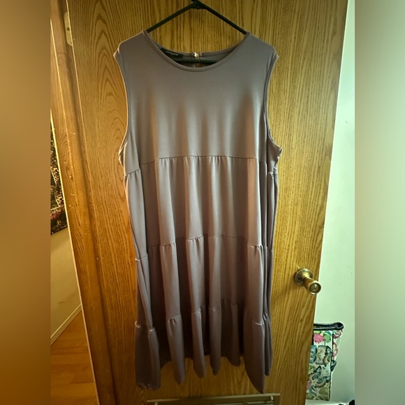 Nwot 2xl loveu dear dusky purple dress - Picture 1 of 4